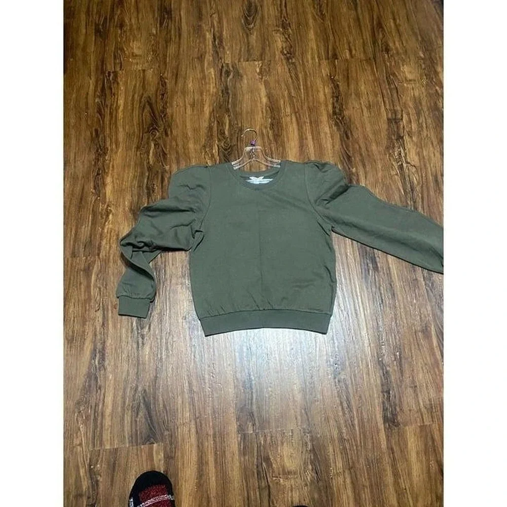 Girls' Piped Pullover Top by Habitual Olive Size 16 New With Tags